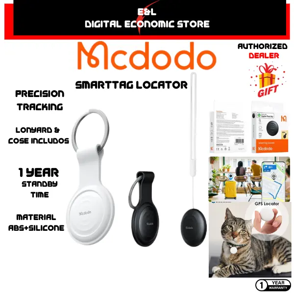 【1Yr Warranty】 MCDODO AT 720 SmartTag Locator MFI Certificated Finders Devices