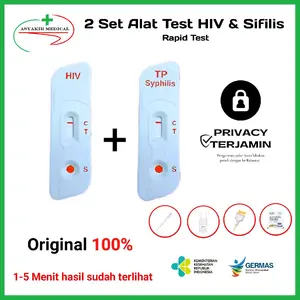 SR - Paket 2 Set Alat Test Mandiri H1V Sifilis