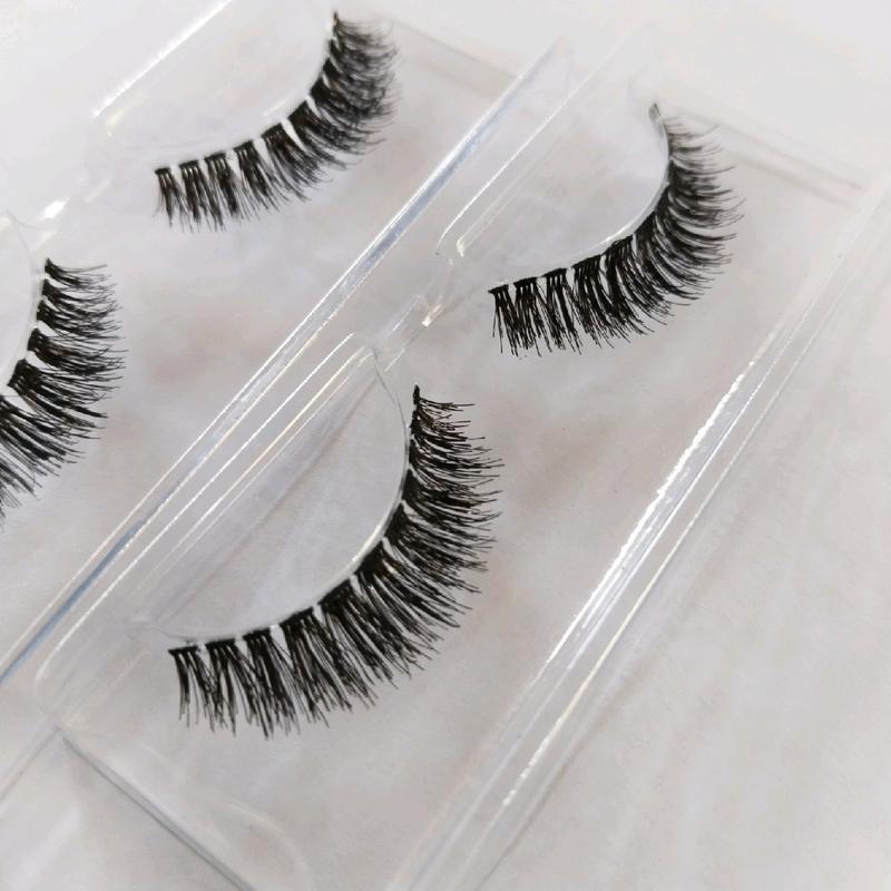 Bulumata 3D  G11 Short 3D 9 mm Tray bening jual Lusinan isi 12 pcs/12 pasang  sudah full tutup mika Bulumata 0