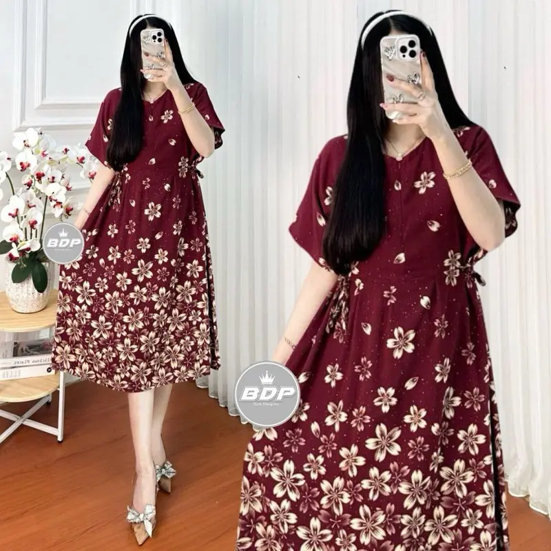 Daster Chibi Rayon Harian Santai Wanita Motif Pita Busui Resleting Depan Daster Wanita Lengan Pendek Ld 110 Baju Wanita Harian Murah Adem Baju Tidur Wanita Rayon Kekinian Terbaru Nyaman Batik Wanita Dress Kekinian Busui Bumil 8