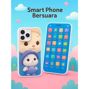 Mainan telepon simulasi layar sentuh ponsel mesin pendidikan awal pendidikan musik anak-anak mainan isi ulang mainan pendidikan anak-anak mesin pendidikan awal suara simulasi layar sentuh