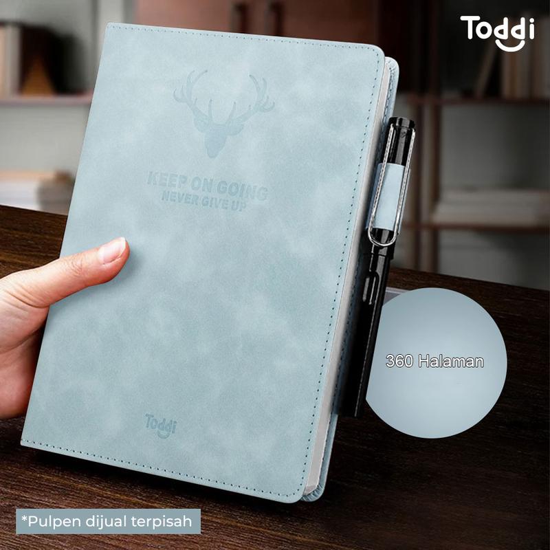 Buku Catatan Harian Cowok Cewek Buku Jurnal Hardcover 360 Halaman dengan tempat pulpen Magnetic non magnetic buckle A5 Paper Stationery 3