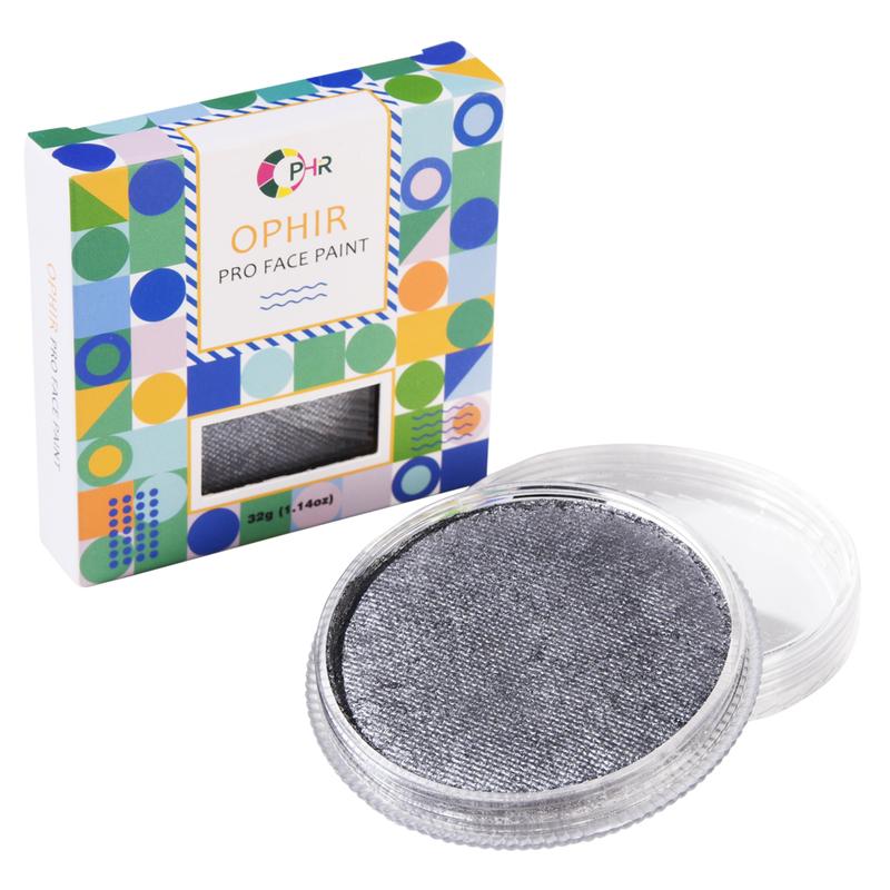 Product Introduction of OPHIR Face Painting-30g Face Paints Body Paint Pearly Color Pigments for Halloween Makeup Makeover Costume Tactical Facepainting Supplies for Adults & Kids, Water Base, Easy to Clean (Silver) 13