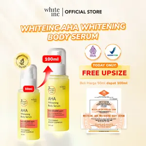[100ml] WHITE INC AHA Body Serum to Whitening & Moisturising | Hand Body Serum Mencerahkan Serta Merawat Skin Barrier Pada Kulit