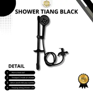 Promo Shower Tiang Black / Tiang Shower Black Air