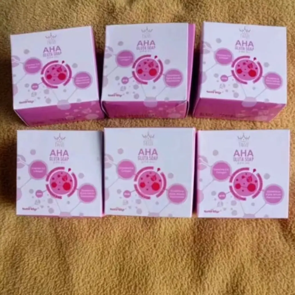 6 pcs Sabun Aha tazzi, sabun mandi mencerahkan kulit harga promo isi 6 pcs Melembutkan dan Memutihkan