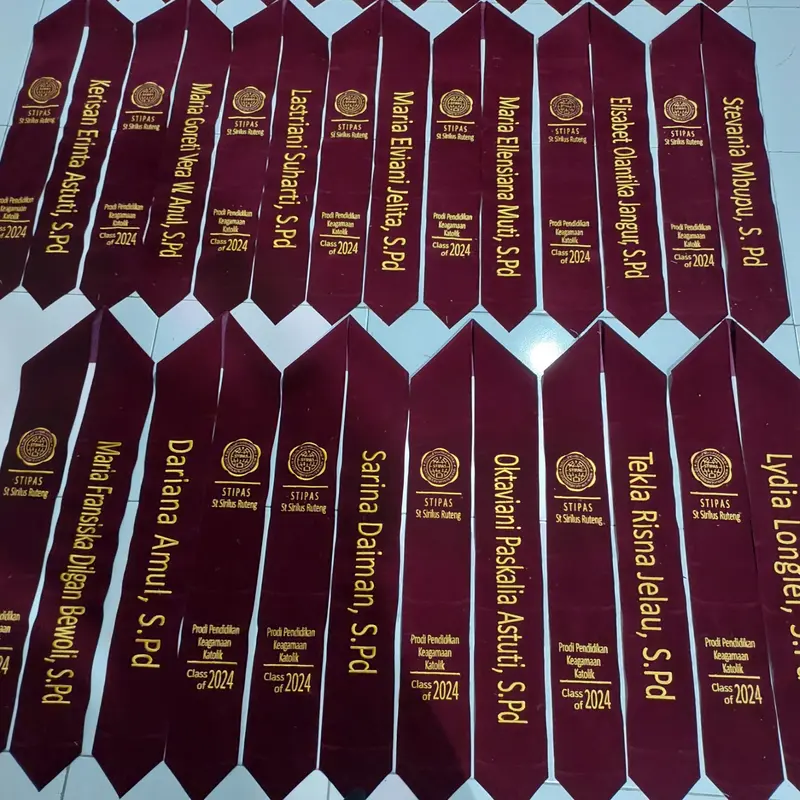 Selempang wisuda Leher 2 LAPIS 4