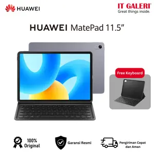 HUAWEI MatePad 11.5-inch Tablet - 6GB | 128GB | Layar 120Hz | WPS Office PC-level | Keyboard | HUAWEI Notes | Bluetooth 5.2 | Desain Metal Tipis | FREE Keyboard