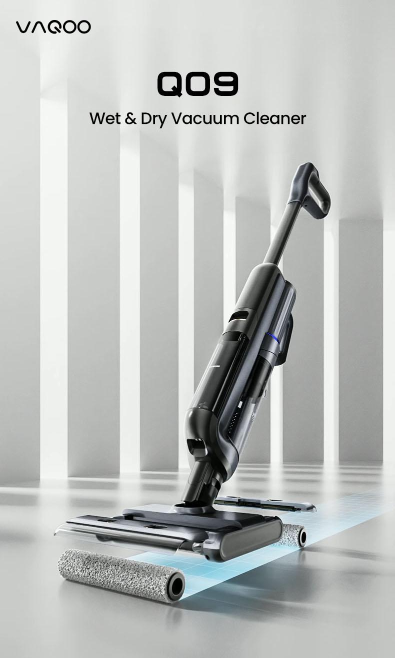 Product Introduction of Vaqoo Q09 Wet Dry Vacuum Cleaner Smart Auto Dirt Detection Self-Cleaning Sterilisation 35