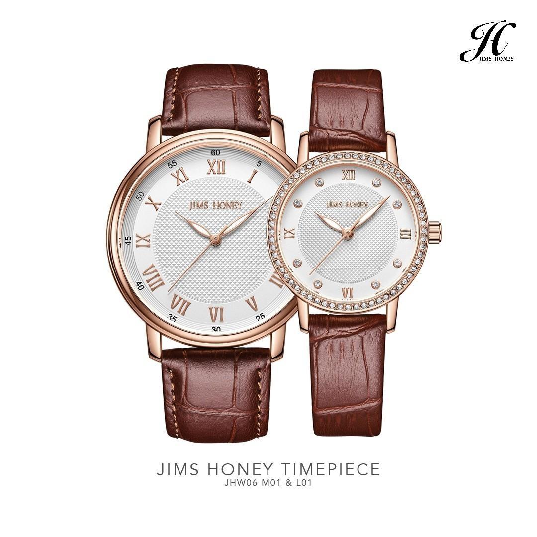JIMS HONEY JAM TANGAN COUPLE JHW 06 (FREE BOX + BATERAI)