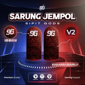 SARUNG JEMPOL SG V2 Logo Hologram Premium & Super Responsif + BONUS SENSI FF | Aksesoris Game By Sipit