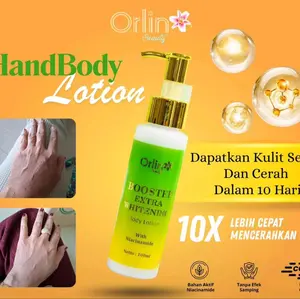Orlin Beauty HandBody Lotion Boost Extra Whitening 100ml Dapatkan Kulit Sehat Dan Cerah Dalam 10 Hari Lebih Cepat Mencerahkan