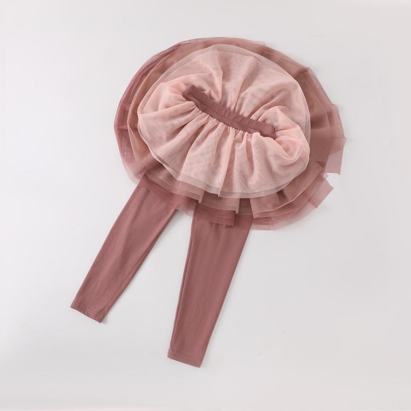 Product Introduction of Dreamy Gradient Tutu Skort Comfy Layered Mesh Leggings Party Gift Outdoor 6