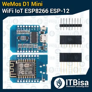 ITBisa - WeMos D1 Mini NodeMCU 4MB Lua WiFi IoT ESP8266 ESP-12 ESP12