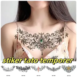 【COD】tato temporer/tatto temporer/terbaik Koleksi tato/fasion tatto/tatto temporer tahan lama 15 hari/Tato temporer tahan air