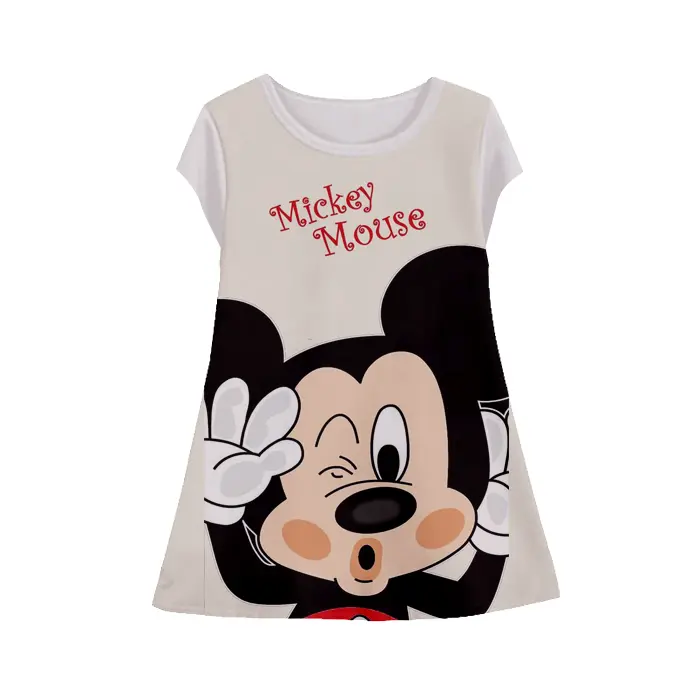Dress Anak MIckey Mouse Tunik-MIckey-4-designWD - Gudang Dress 3D
