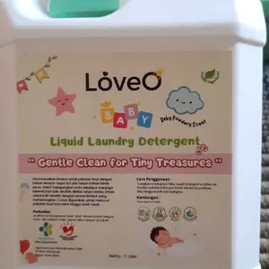 LoveO Baby Liquid Detergent 1 Liter, Detergent Bayi Non SLS