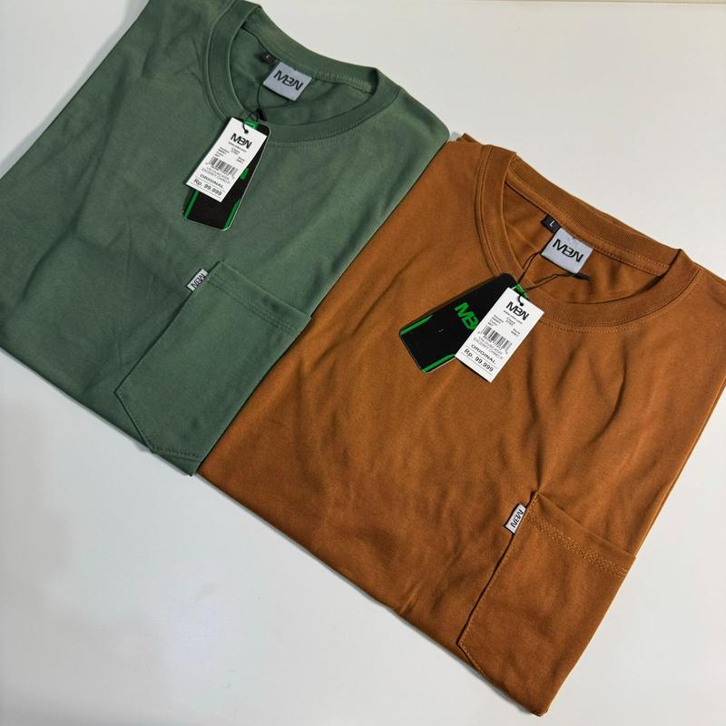 PART 1 PILIH WARNA Promo Paket 2 Pcs 50 Ribu Kaos Polos Pocket Saku Pria dan Wanita MBN 3