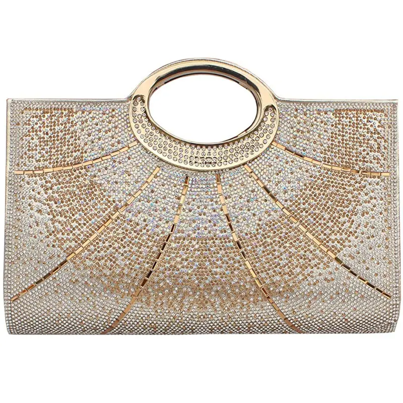 Tas Pesta Kondangan Wanita Import Premium Kekinian Mewah Elegan Terbaru Crystal Clutch Bag 88533 0