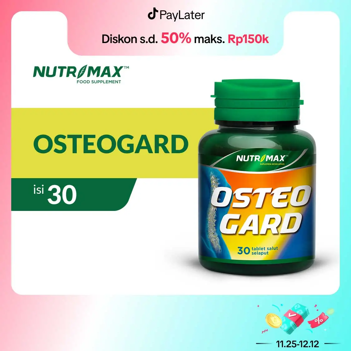 Nutrimax Osteogard Kalsium Tulang Osteoporosis Kesehatan Gigi Kuku Mudah Patah Kalsium Ibu Hamil