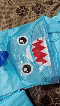 Product Review of A-CROSS JAS HUJAN SETELAN ANAK KUROMI DENGAN RUANG RANSEL DI BELAKANG LUCU DAN IMUT Pvc Biru Pink from E**i 2