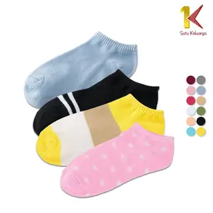 [COD] SK P51 P54 Kaos Kaki Motif Pendek Semata Kaki Dewasa Wanita
