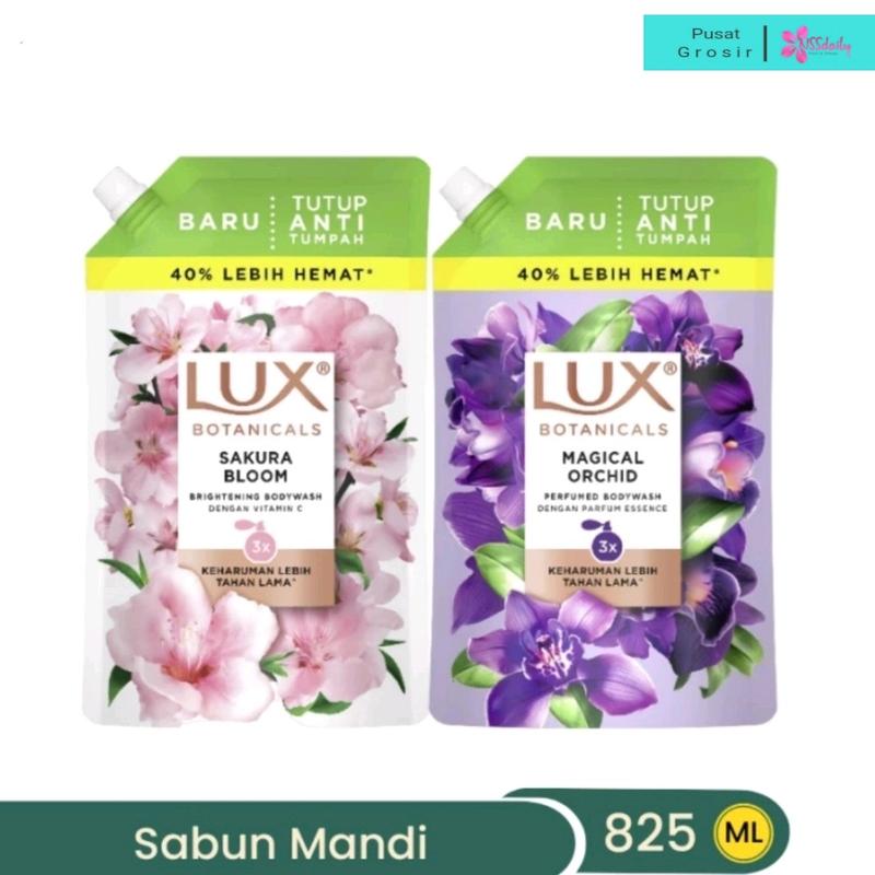 Lux body wash magical orchid 825ml sabun cair reffil 0