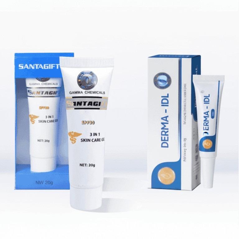 Đổi mẫu santagift Kem giảm mụn Derma IDL