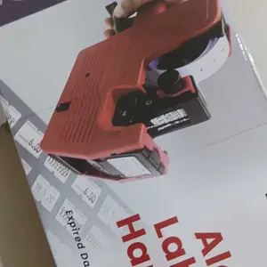 Alat Label Harga 1 Baris Tempel Tag Harga Jualan Chiki Kerupuk Penempel Harga Barang Mesin Tembak Harga