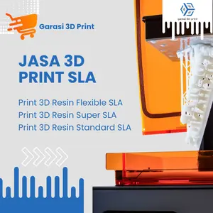 Garasi 3D Print - Jasa 3D Print Bahan Resin Standard