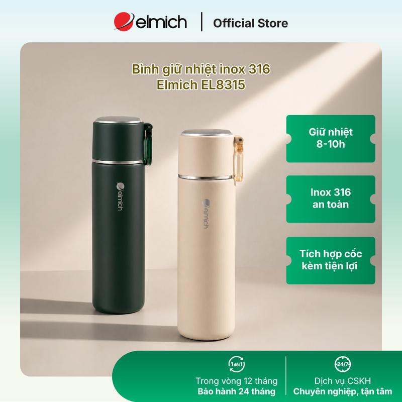 Bình giữ nhiệt inox 316 Elmich EL8315 dung tích 480ml