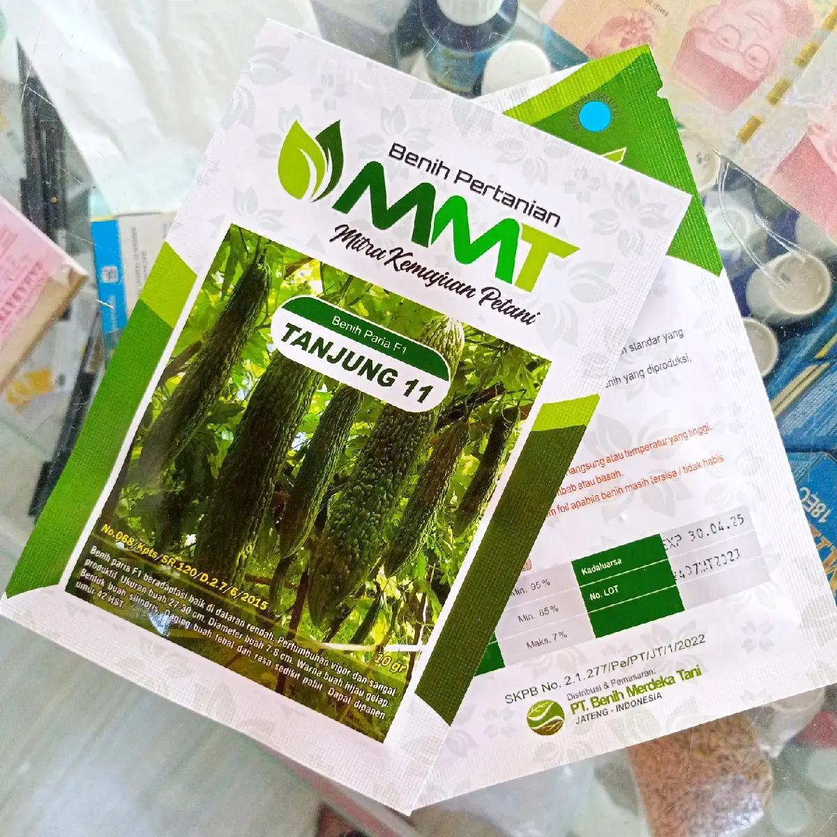 Benih Paria Pare Tanjung 11 F1 isi 10 gram Kadaluarsa 2025 Cap Mitra Merdeka Tani