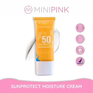 MINIPINK Sun Protect Moisture Cream Sunscreen Wajah Tubuh No WhiteCast 30ml MP046