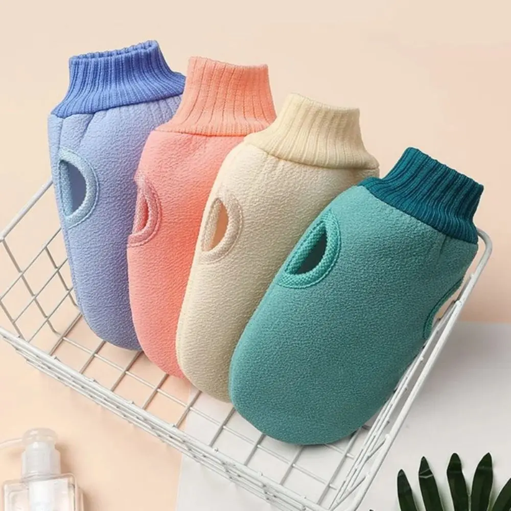 Durable Body Rub Exfoliating Bath Glove Shower Scrubber Extreme Comfort Body Scrub Glove Smooth Skin Bath Glove