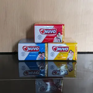 NUVO Sabun Batang Family Pack - Beli 3 Gratis 1 - Paket Praktis untuk Kebutuhan Sehari-hari