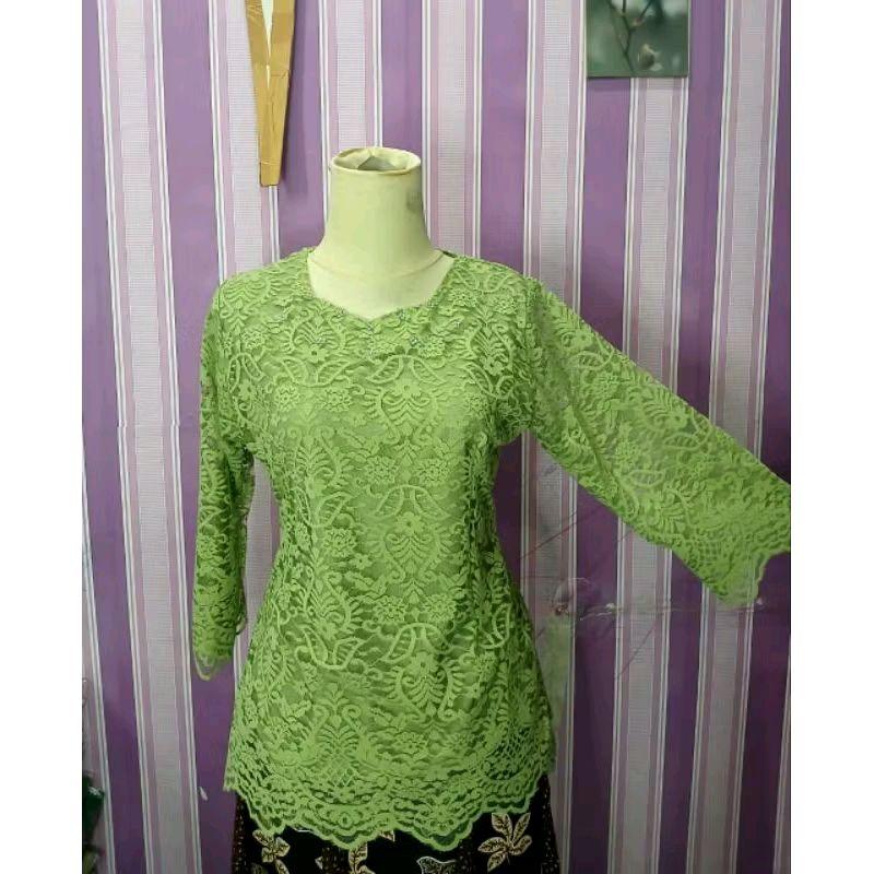KEBAYA ATASAN WANITA TRADISIONAL TANGAN LURUS SMEI PRANCIS PREMIUM/KEBAYA MODERN / KEBAYA FORMAL ELAGAN TERBARU 7