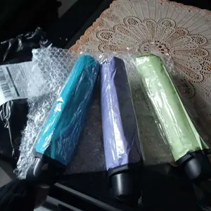 Payung 3 Dimensi Lipat Magic Umbrella / Lapisan Hitam ANTI UV Ringan Mungil Kecil Bisa dibawa kemana Warna Cantik