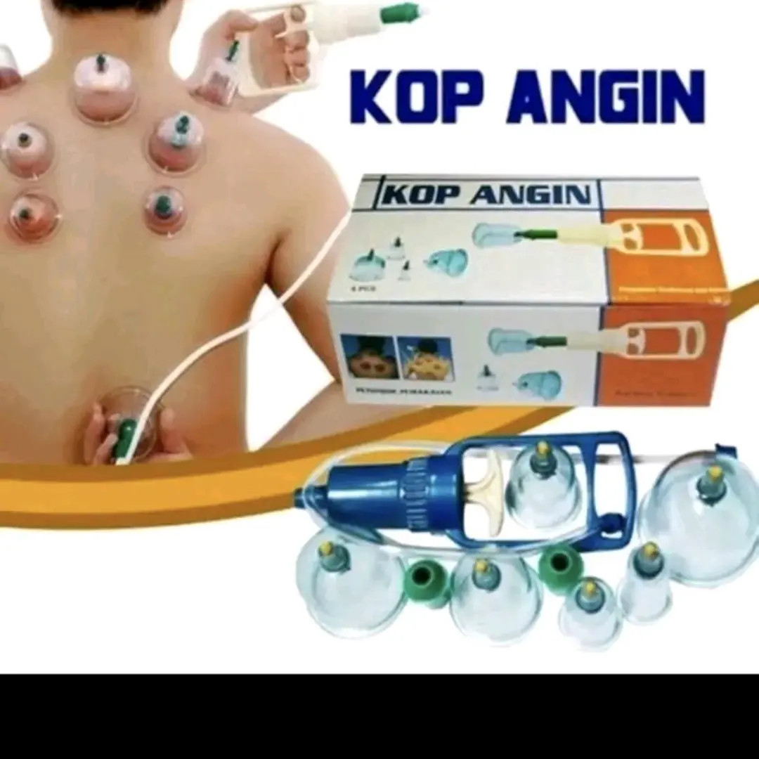 Kop Angin Isi 6 dengan Selang - Promo Sale - Wajah