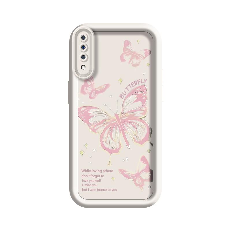 casing hp softcase butterfly simple for SAMSUNG A70 5