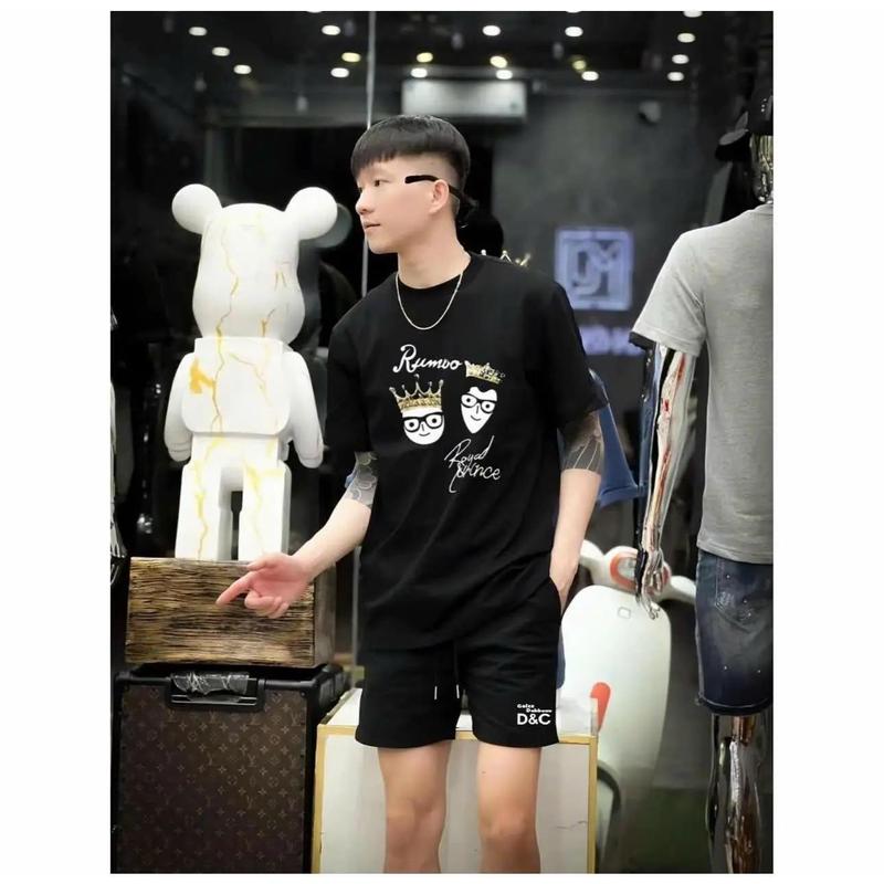 Combo Quần Áo Thun 2 Màu Đen - Trắng Trơn Nam Nữ Chất Liệu Cotton Cao Cấp Mềm…
