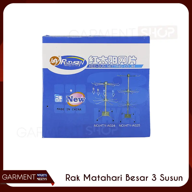 Rak Display Matahari Putar 3 Susun BESAR Besi Kuat Tebal Impor 4