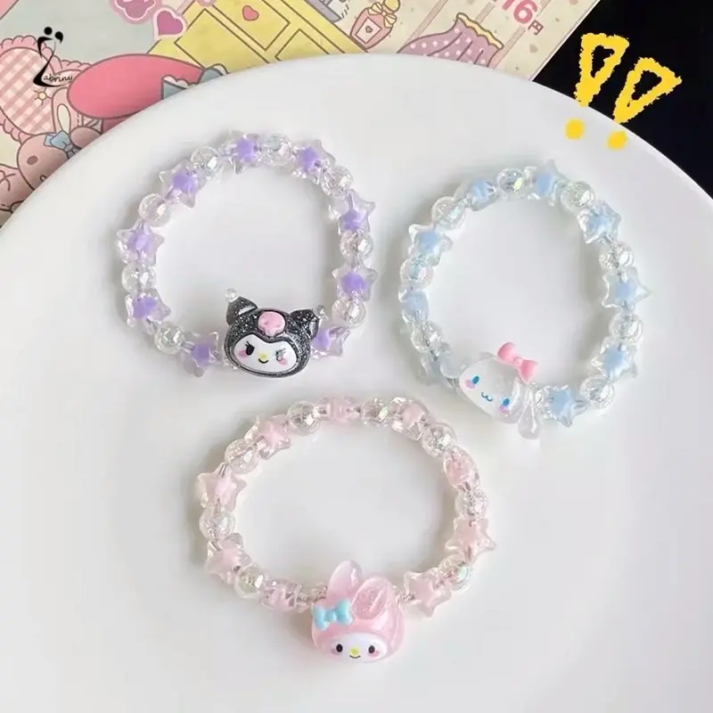 (BISA COD) Gelang Lucu Karakter Sanrio / Gelang Manik-Manik Gelang Anak 3