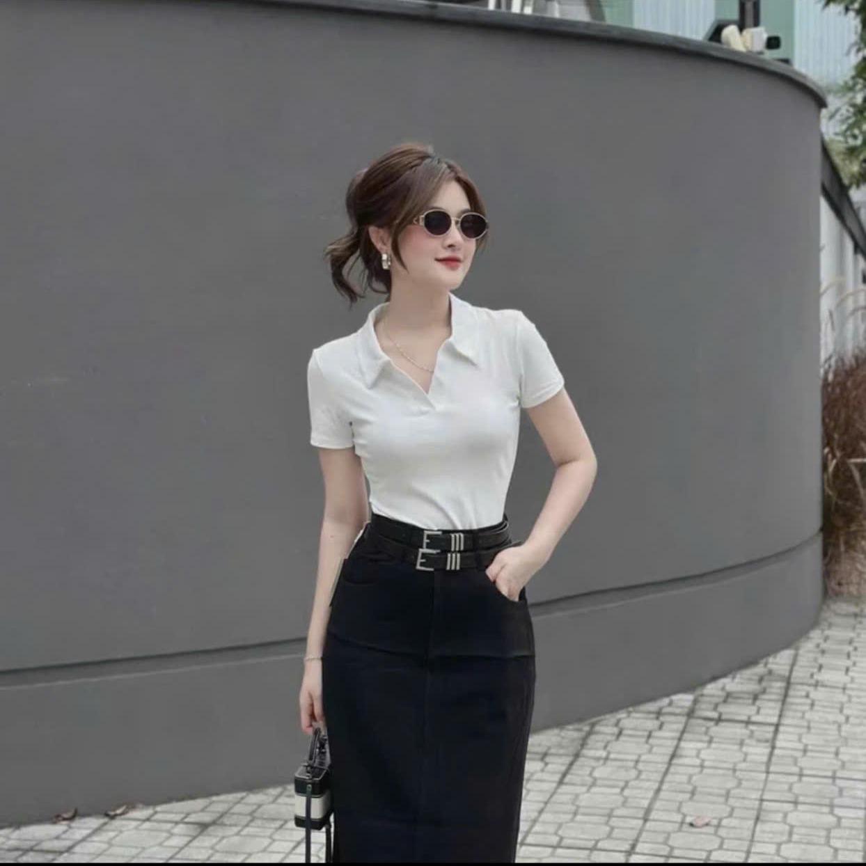 Áo Polo Trắng Mã 2