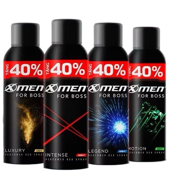 Xịt khử mùi 210ml XMEN For Boss 210ml - Chất hương, Chất Boss, Chất Thành Công. Lưu hương nươc hoa 48h. Khử Mùi Hôi lăn xịt