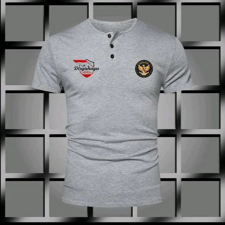 kaos lengan panjang HUT 1945 kemerdekaan republik indonesia 1945 terbaru 2025 Merah Keren Baju Distro Pria Katun Wanita Putih Nyaman 3