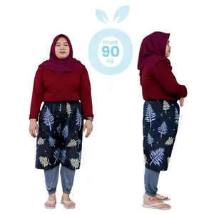 Celana pendek wanita JUMBO BIG SIZE XXL | kolor wanita jumbo dewasa selutut santai rumahan katun harian sehari hari Motif  Nyaman Shorts Hitam Cewek