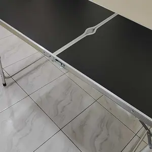 AZ Meja Lipat Koper Hpl Meja Serbaguna Meja Lipat Portable Meja Kaki Bulat
