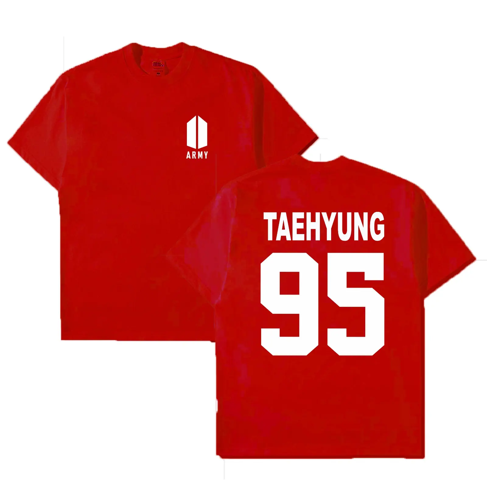 Kaos Bangtan Logo Army Request Nama Nomor Member