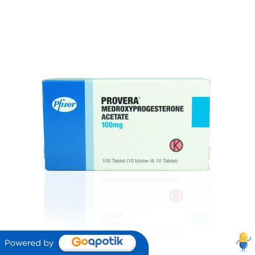 PROVERA 100 MG BOX 100 TABLET