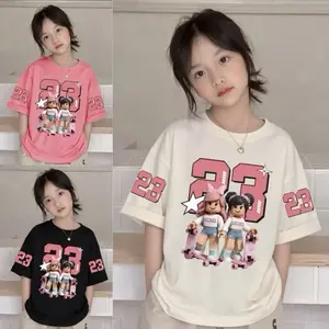 Kaos anak Distro ROBLOX 23 Anak Usia 3-14 Tahun/Baju Oversize Anak/Atasan Kaos Perempuan Anak/Pakaian Anak Terbaru/Fashion Anak